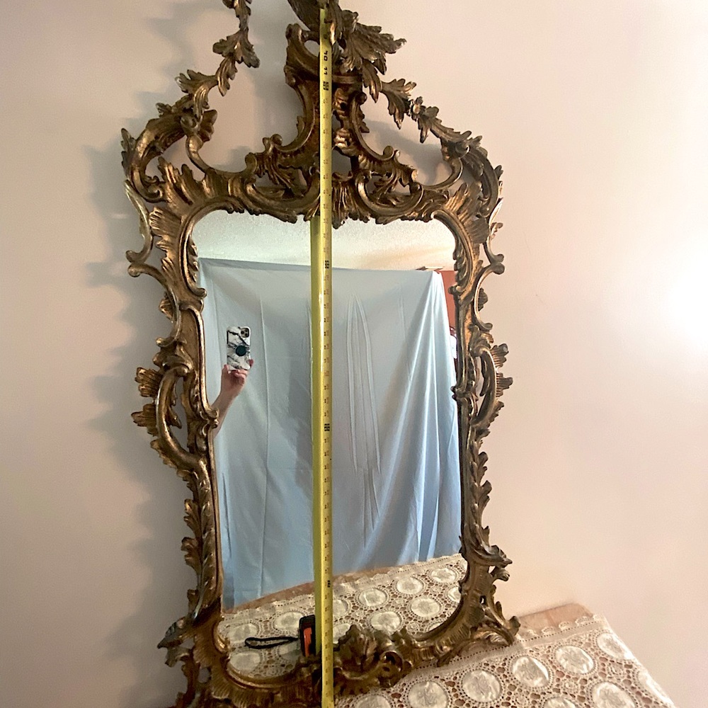 Vintage Antique Mirror, like it’s plucked straight out of gone with the wind.